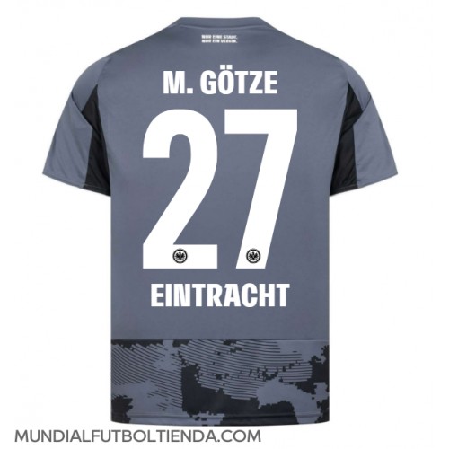Camiseta Eintracht Frankfurt Mario Gotze #27 Tercera Equipación Replica 2025-26 mangas cortas Camiseta Eintracht Frankfurt Mario Gotze #27 Tercera Equipación Replica 2025-26 mangas cortas